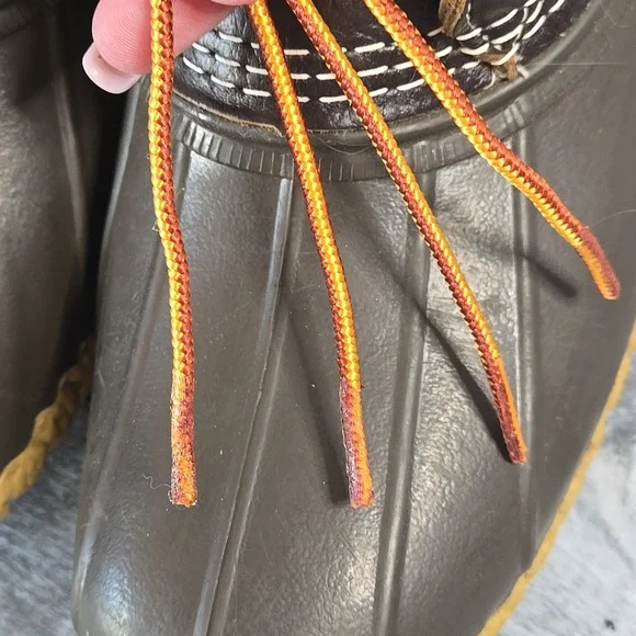 L.L. Bean Mens SIZE 13 Duck Boots  Bean Boots Waterproof - Picture 16 of 17